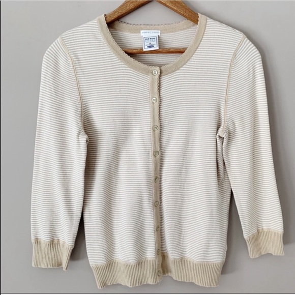 Old Navy Sweaters - 🌿Old Navy Striped Cardigan Sweater